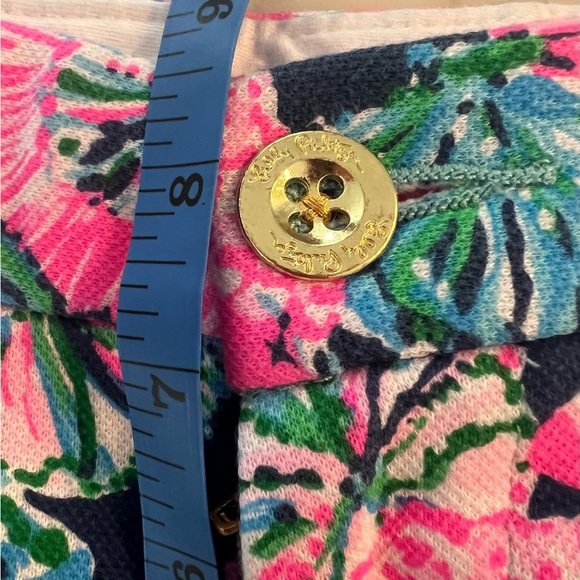 New Lilly Pulitzer NWT Buttercup 5” Knit Shorts Shroom With A View $74 Size 4 - Picture 9 of 13